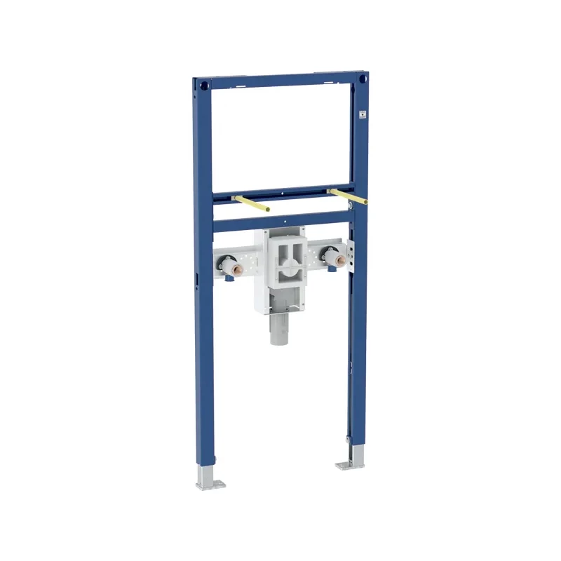 Geberit Duofix mosdó szerelőelem, 112 cm, álló csaptelephez, falsík alatti szifonnal