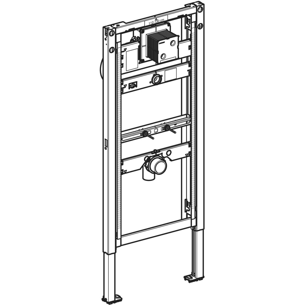 Geberit Duofix vizelde elem, 112–130 cm, univerzális