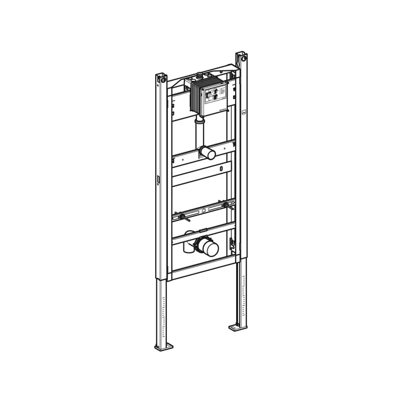 Geberit Duofix vizelde elem, 130 cm, univerzális, Basic vizeldevezérléshez