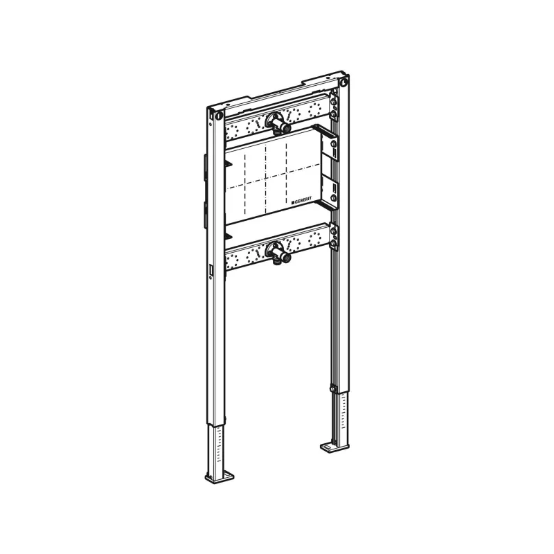 Geberit Duofix zuhany és kád elem, 98–112 cm, falsík alatti fali csaptelephez