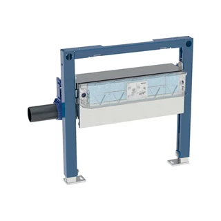 Geberit Duofix zuhanyelem, 50 cm, falsík alatti összefolyóval, falsík előtti csapt., az összefolyónál 90–200 mm esztrich