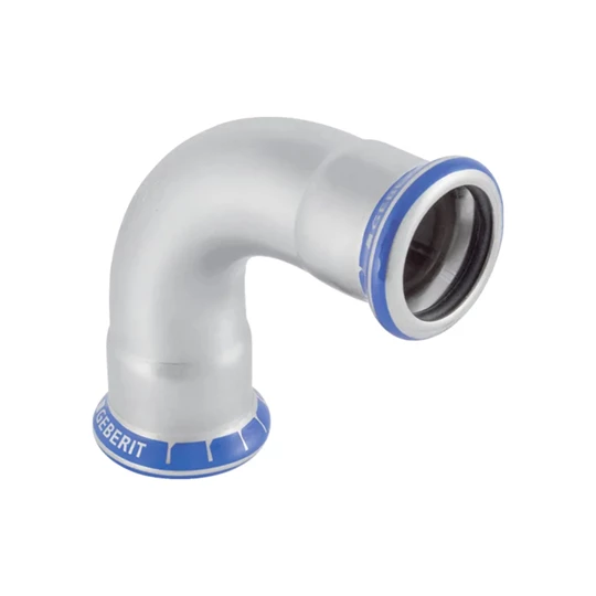Geberit Mapress rozsdamentes acél ívidom: 90°, BB d=108mm