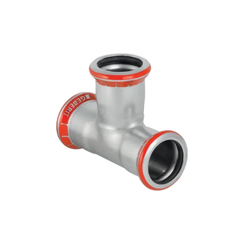 Geberit Mapress szénacél egál T-idom: d=108mm