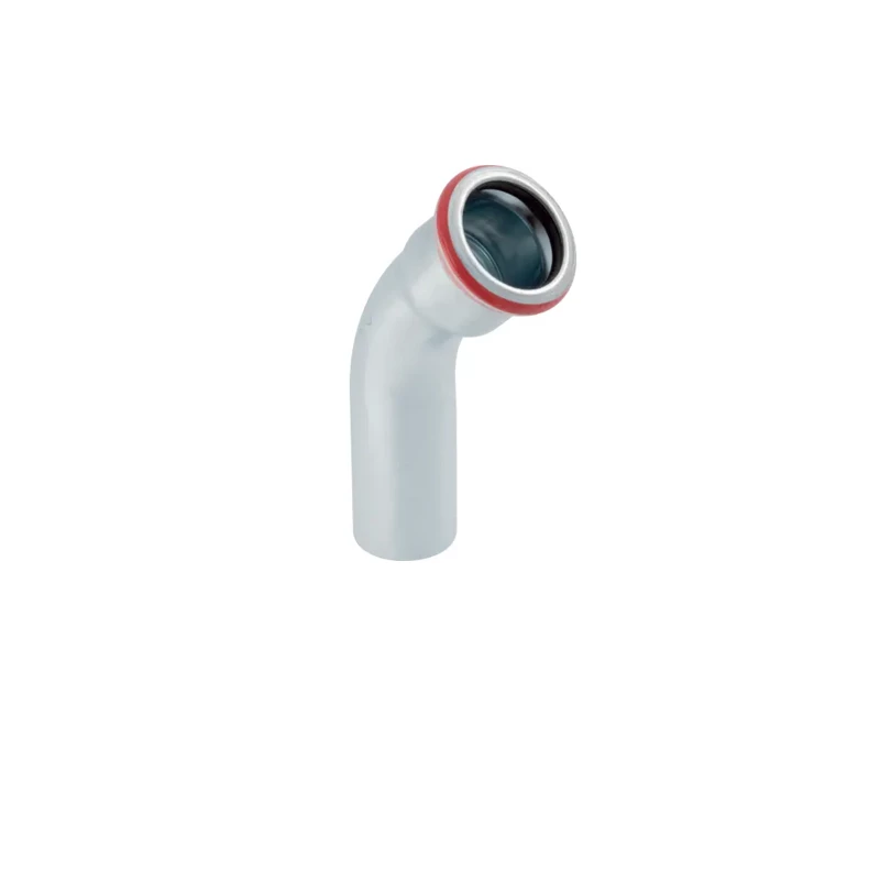 Geberit Mapress szénacél ívidom, KB 45°, d=42mm