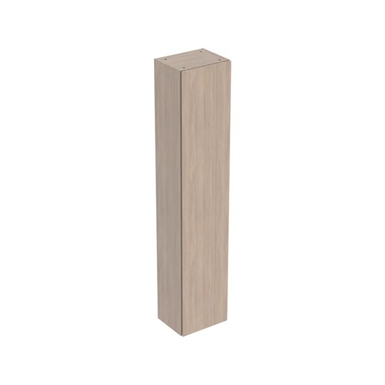 Geberit ONE magas szekrény, egy ajtóval, 36x180x29.1cm, tölgy / melaminos faszerkezet