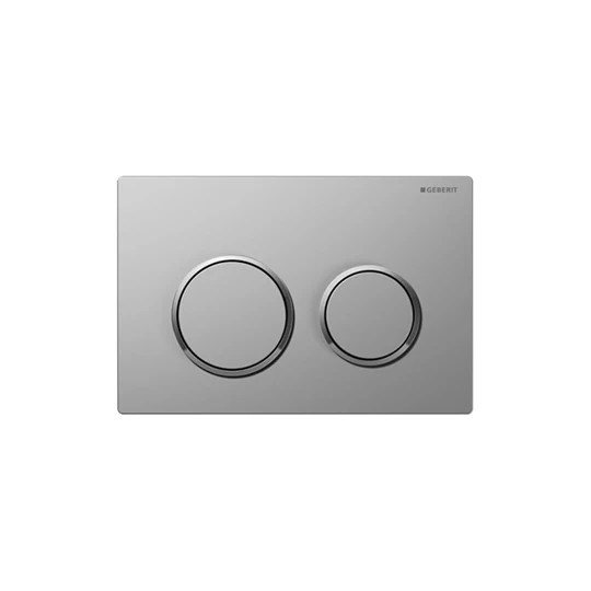 Geberit Omega20 nyomólap, 2 mennyiséges öblítéshez: matt króm, fényes króm