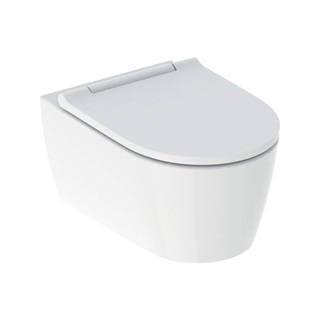 Geberit One fali WC-csésze szett, TurboFlush öbkítés, WC-ülőkével, fehér, KeraTect bevonattal