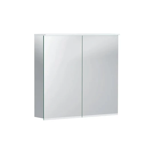Geberit Option Plus tükrös szekrény világítással, két ajtóval, 60x70x17.2cm, kívül tükör/ajtók, kívül-belül tükör