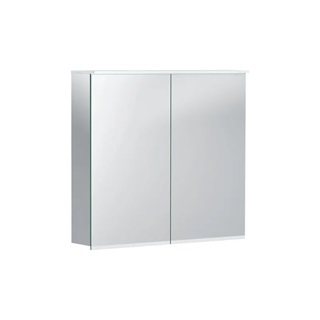 Geberit Option Plus tükrös szekrény világítással, két ajtóval, 60x70x17.2cm, kívül tükör/ajtók, kívül-belül tükör