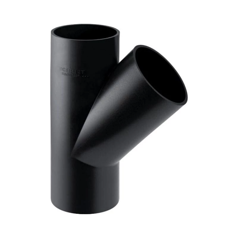 Geberit PE 45°-os elágazó idom: d=110mm, d1=110mm