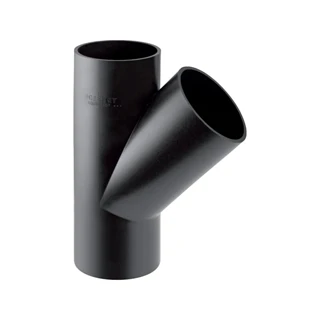 Geberit PE 45°-os elágazó idom: d=75mm, d1=63mm