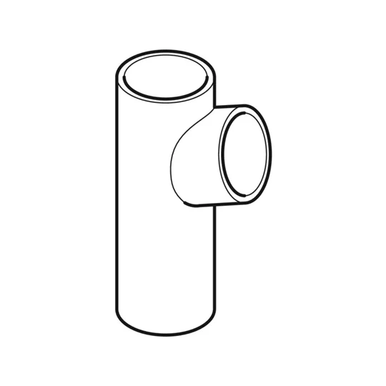 Geberit PE 88,5°-os elágazó idom: d=160mm, d1=110mm