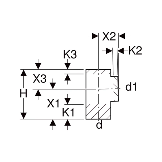 Geberit PE 88,5°-os elágazó idom: d=40mm, d1=40mm