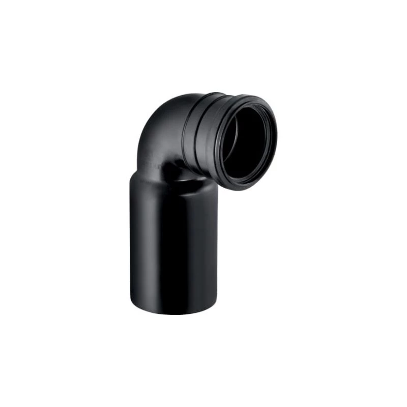 Geberit PE 90°-os csatlakozókönyök fali WC-hez: d=90mm, d1=90mm