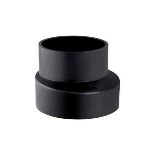 Geberit PE excentrikus szűkítő, rövid: d=90mm, d1=75mm
