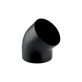 Geberit PE ívidom: 45°, d=90mm