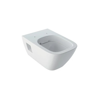 Geberit Selnova Square fali WC csésze mélyöblítésű, részben zárt forma, Rimfree, T=54cm, fehér