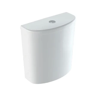 Geberit Selnova falon kívüli öblítőtartály, monoblokk, két menny. öbl., oldalsó csatl., 36.5 cmx38 cmx16.3 cm