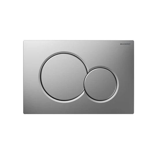 Geberit Sigma01 nyomólap, 2 mennyiséges öblítéshez: Matt króm