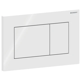 Geberit Sigma01 működtetőlap 2 mennyiséges öblítéshez, square: fehér