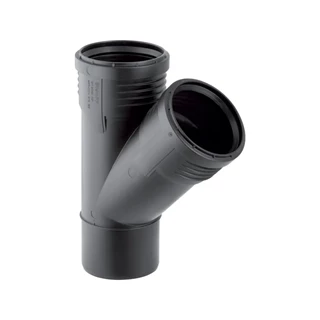 Geberit Silent-PP 45°-os elágazó idom: d=125mm, d1=110mm