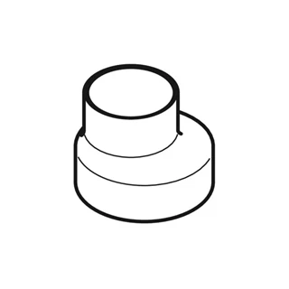 Geberit Silent-db20 excentrikus szűkítő, rövid: d=75mm, d1=63mm