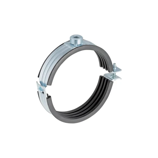 Geberit Silent-db20 gumibetétes csőbilincs, M10/G 1/2" BM, d=125mm