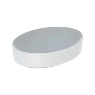 Geberit VariForm pultra ültethető mosdó 55 x 15,8 x 40 cm, ovális, túlfolyó nélkül