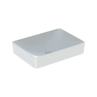 Geberit VariForm pultra ültethető mosdó 55 x 15,8 x 40 cm, szögletes, túlfolyó nélkül