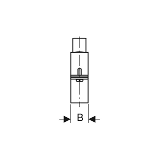 Geberit csőbilincs G 1" belső menetettel: d=200mm, G=1"