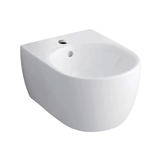 Geberit iCon fali bidé, zárt forma, 35.5 cm x 23.5 cm x 54 cm, túlfolyó látható