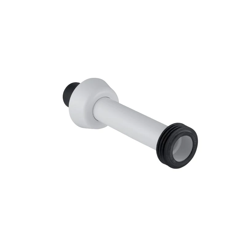 Geberit öblítőcső toldó készlet gallérral: d=44mm, Alpin fehér