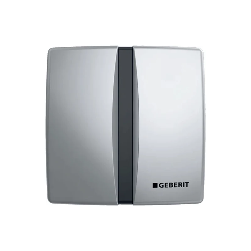 Geberit elektronikus vizeldevezérlés, hálózati üzem, könnyűfém nyomólap, Basic: Matt króm