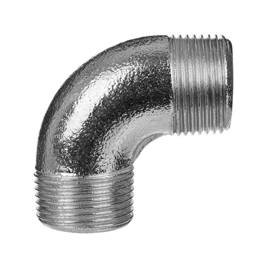 Gebo Platinum könyök horganyzott 1"KK