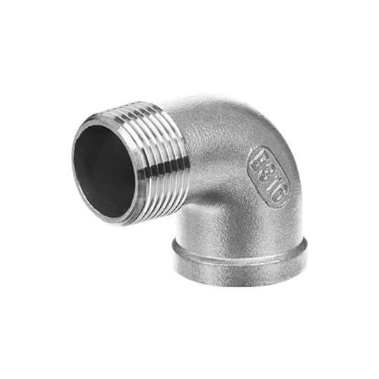 Gebo rozsdamentes könyök, 1/2"KB