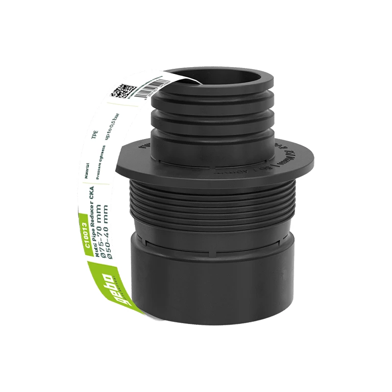 Geboflex Multi csatlakozó 123 / 130mm -> 110 / 75mm, 0,5 bar, TPE