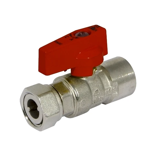 Golyóscsap 1/2" BB hollandis, pill. karral, Bianchi PIROS (gy.cikkszám:528004040F)