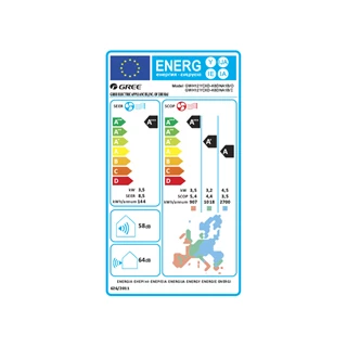 Gree Amber inverter 3,5kW Klíma szett