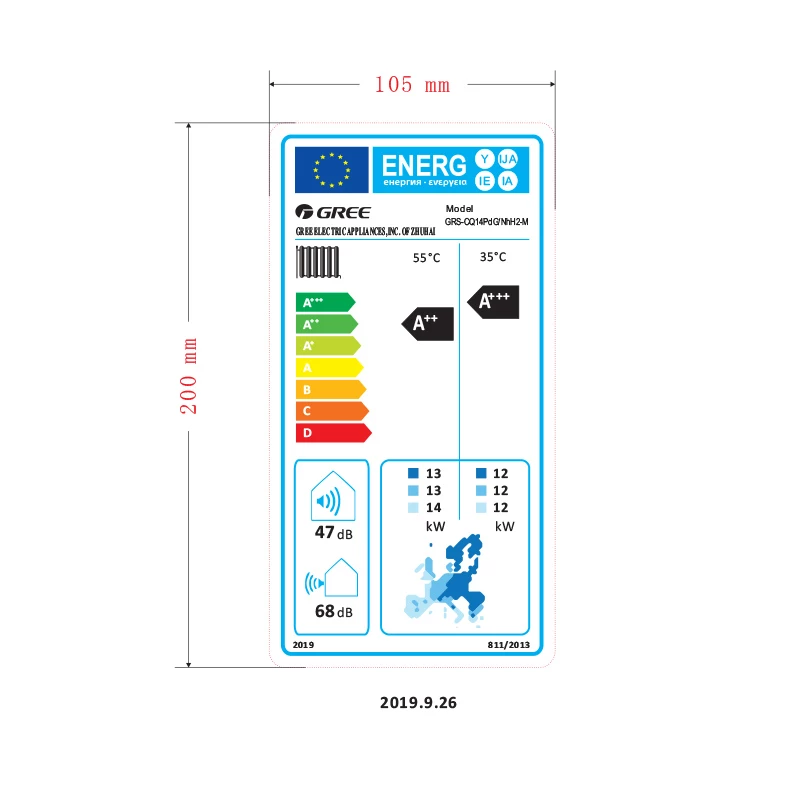 Gree Versati III All In One osztott (split) hőszivattyú 14 kW beépített HMV tárolóval
