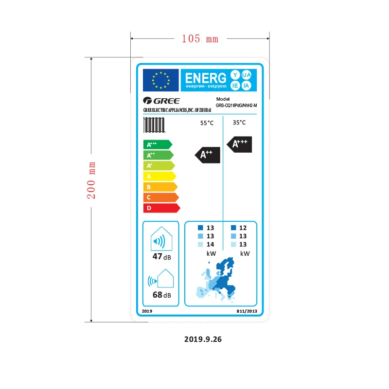 Gree Versati III All In One osztott (split) hőszivattyú 16 kW beépített HMV tárolóval