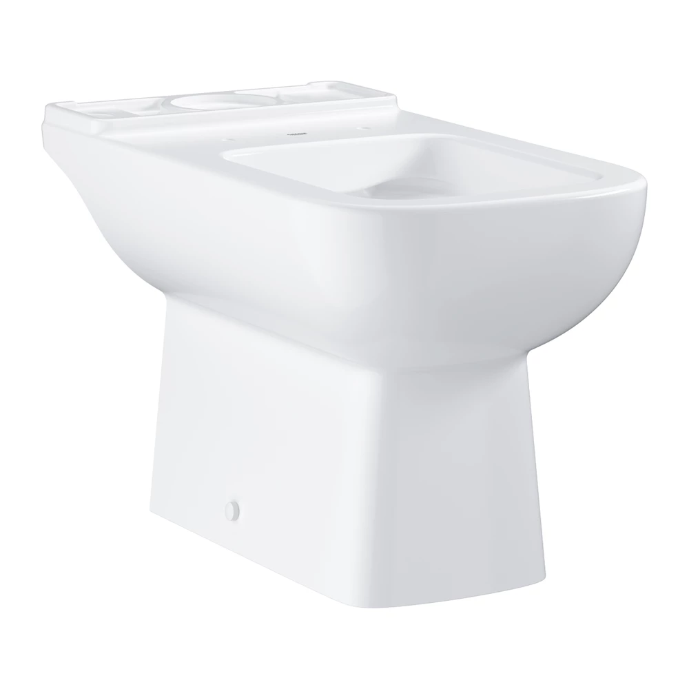 Grohe BauEdge Ceramic álló wc, monoblokkos, hátsó kifolyás, peremmentes