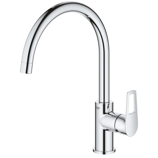 Grohe BauLoop egykaros mosogató csaptelep elforgatható magas kifolyóval