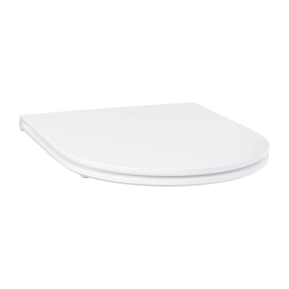 Grohe Bau Ceramic Slim wc-ülőke, soft close, gyorskioldó funkció, alpin fehér