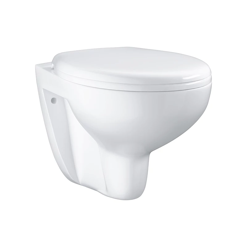 Grohe Bau Ceramic fali WC, hátsó kifolyású, mélyöblítéses, perem nélküli