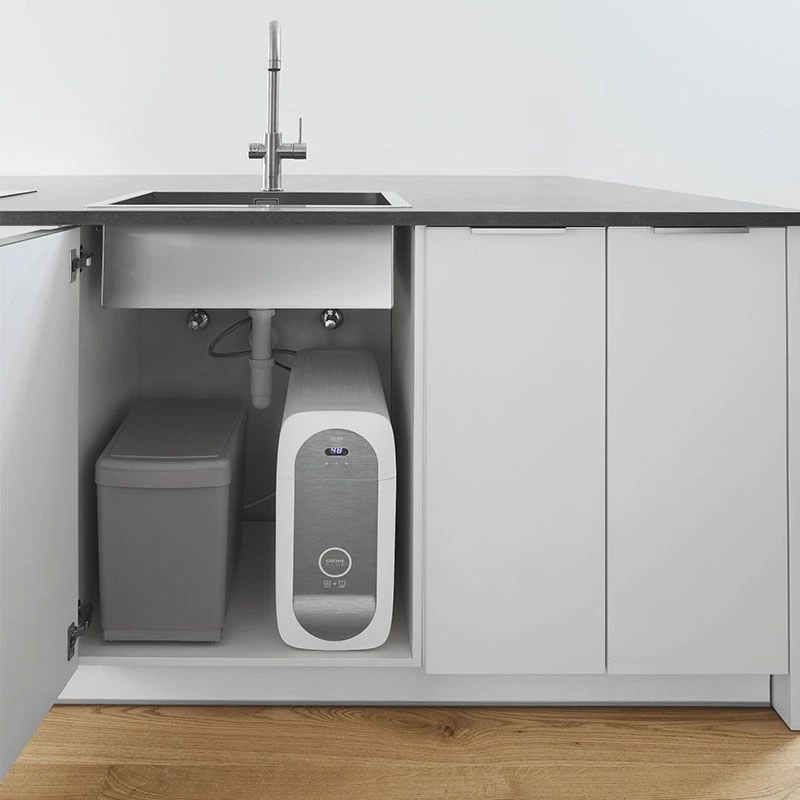 Grohe Blue Home csaptelep készlet szabályozható szénsavadagolóval U alakú kifolyóval, króm