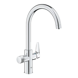 Grohe Blue Pure Baucurve filter csaptelep, szűrő funkcióval, C kifolyószár, króm
