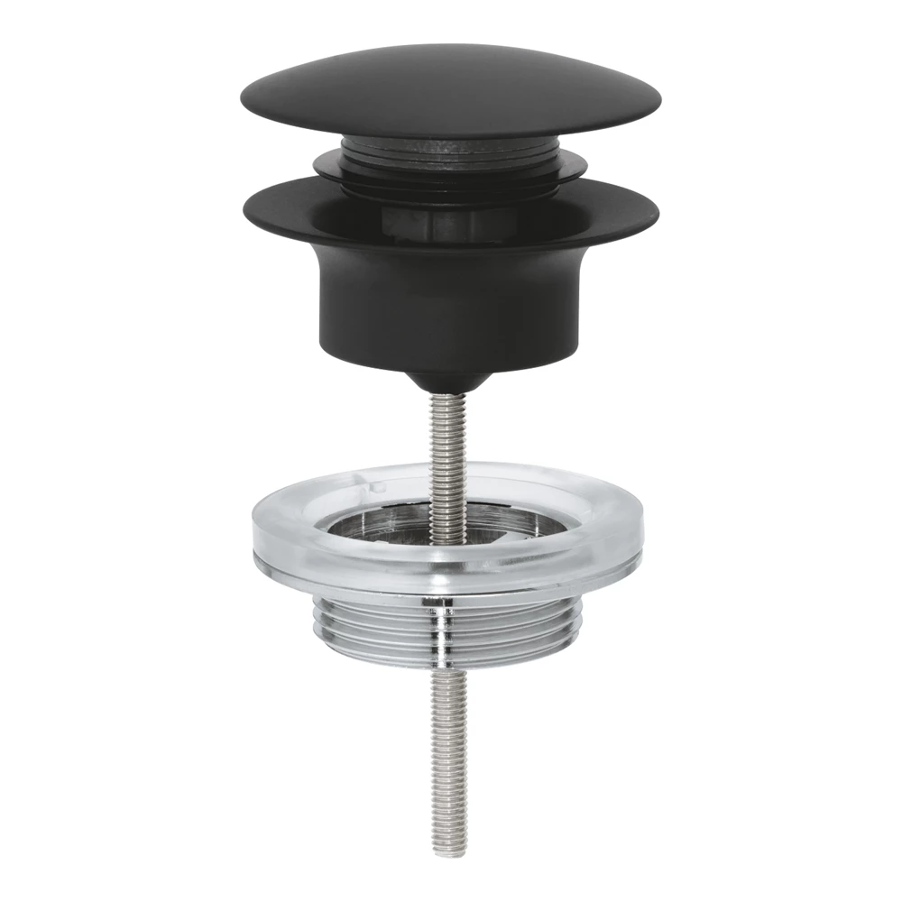 Grohe Click leeresztő szett nyomódugóval (push-open) Phantom Black