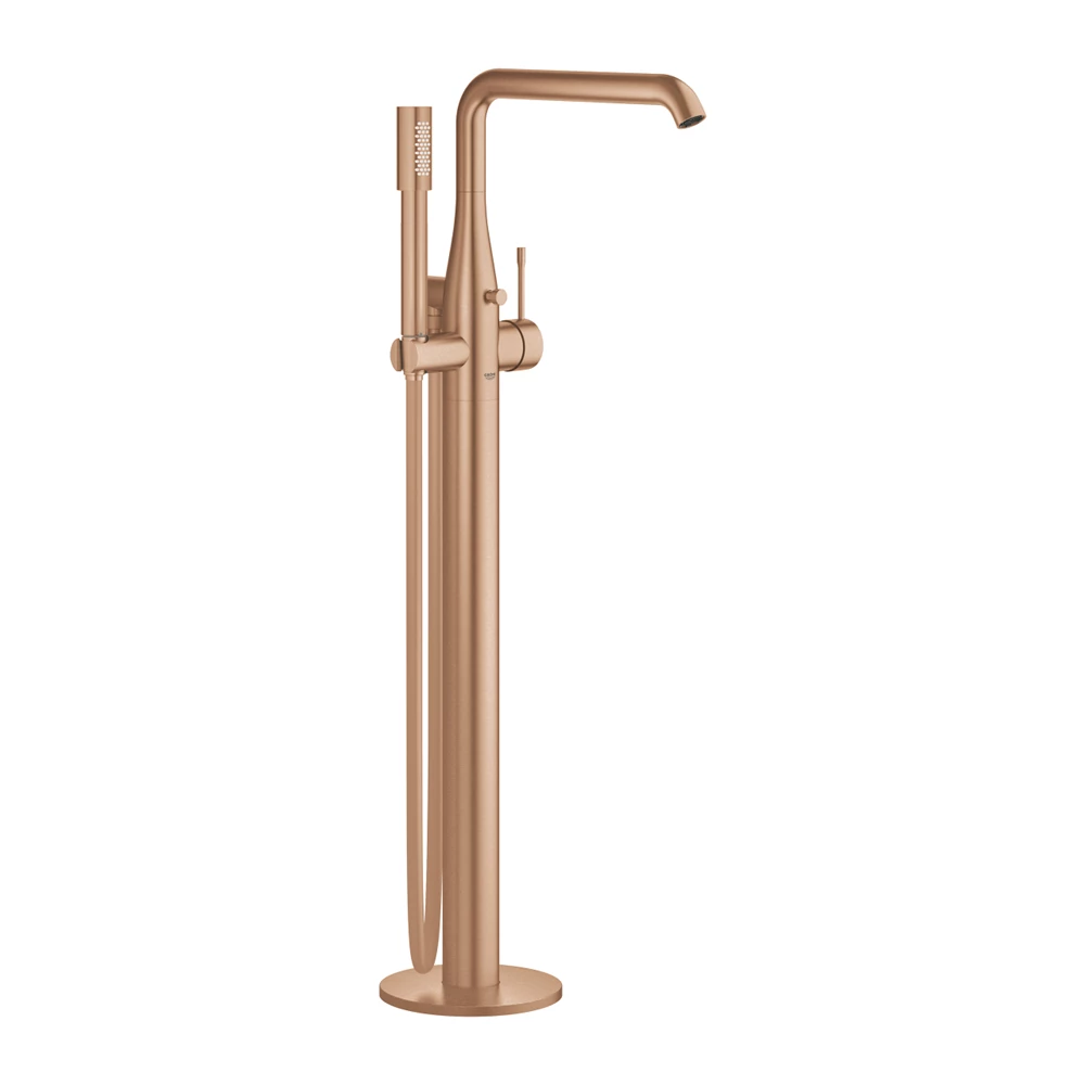 Grohe Essence Egykaros kádtöltő csaptelep 1/2”, padlóra szerelhető matt/rózsaarany