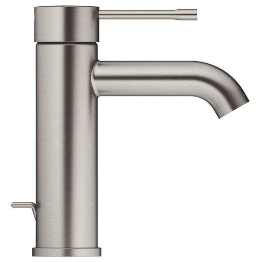 Grohe Essence Egykaros mosdócsaptelep 1/2” S-es méret, húzórudas leeresztőgarnitúrával, matt/grafit