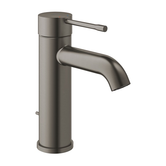 Grohe Essence Egykaros mosdócsaptelep 1/2” S-es méret, húzórudas leeresztőgarnitúrával, matt/grafit